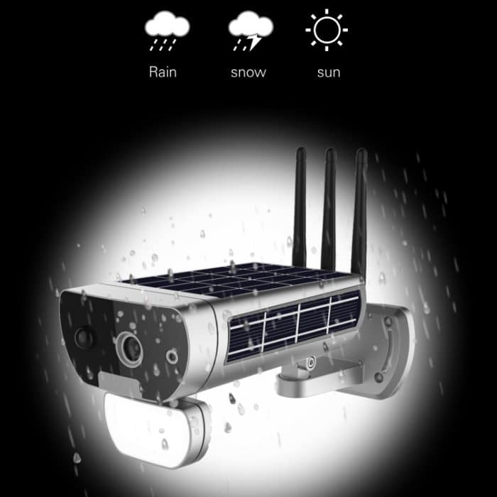 T8 1080P Full-HD-Solarbatterie Ultra Low Power Sound Lichtalarm-Netzwerkkamera, unterstützt Bewegungserkennung, Nachtsicht, Zwei-Wege-Audio, TF-Karte – Bild 9