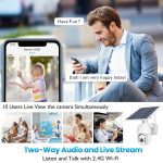 T16 1080P Full HD 4G (US-Version) Netzwerküberwachung Solarbetriebene Kamera, Unterstützung PIR + Radaralarm, Nachtsicht, Zwei-Wege-Audio, TF-Karte – Bild 4