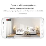 CAMSOY C9 HD 1280 x 720P 70 Grad Weitwinkel Wireless WiFi Tragbare intelligente Überwachungskamera, unterstützt Infrarot-Rechtssicht & Bewegungserkennungsalarm & Loop-Aufnahme & zeitgesteuerte Aufnahme, C9 – Bild 6