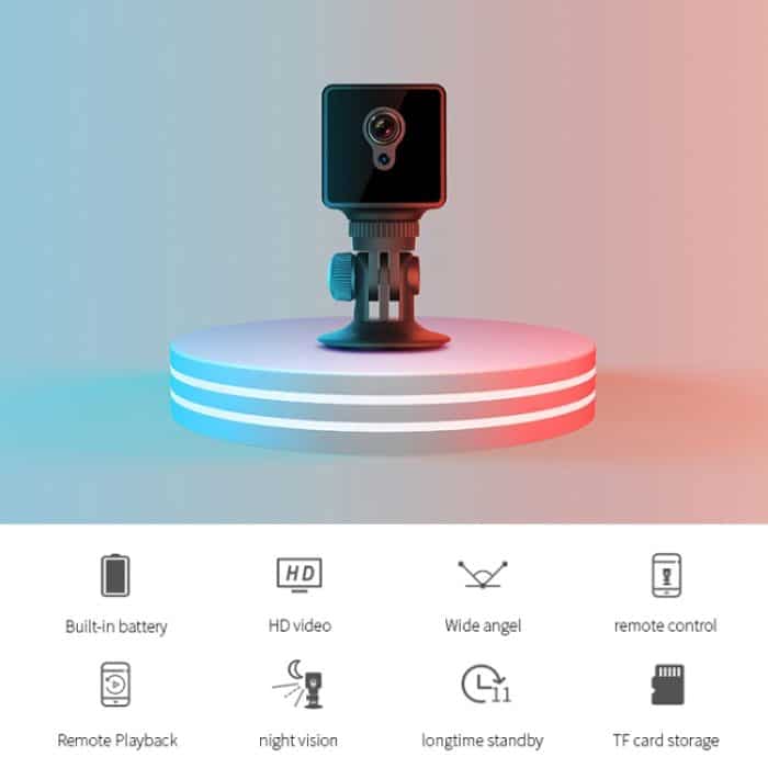 CAMSOY S8 HD 1280 x 720P 140-Grad-Weitwinkel Wireless WiFi Intelligente Überwachungskamera, unterstützt lichtempfindliche automatische automatische Sicht- und Bewegungserkennung sowie Schleifenaufzeichnung – Bild 6