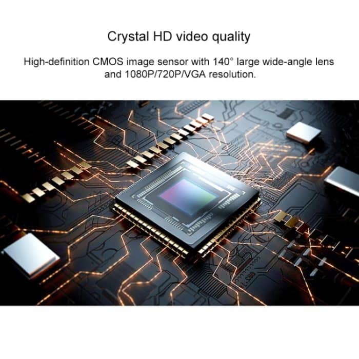 CAMSOY S8 HD 1280 x 720P 140-Grad-Weitwinkel Wireless WiFi Intelligente Überwachungskamera, unterstützt lichtempfindliche automatische automatische Sicht- und Bewegungserkennung sowie Schleifenaufzeichnung – Bild 7