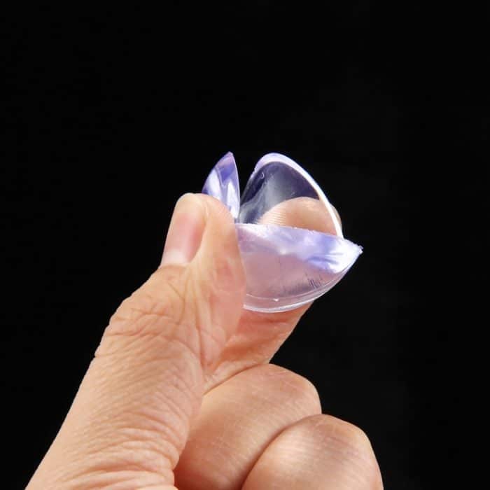 100 PCS Baby Desk Corner Sicherheitsabdeckungskissen Halbkugelform Kindertisch Antikollisionsschutzkissen mit doppelseitigem Klebstoff – Bild 5