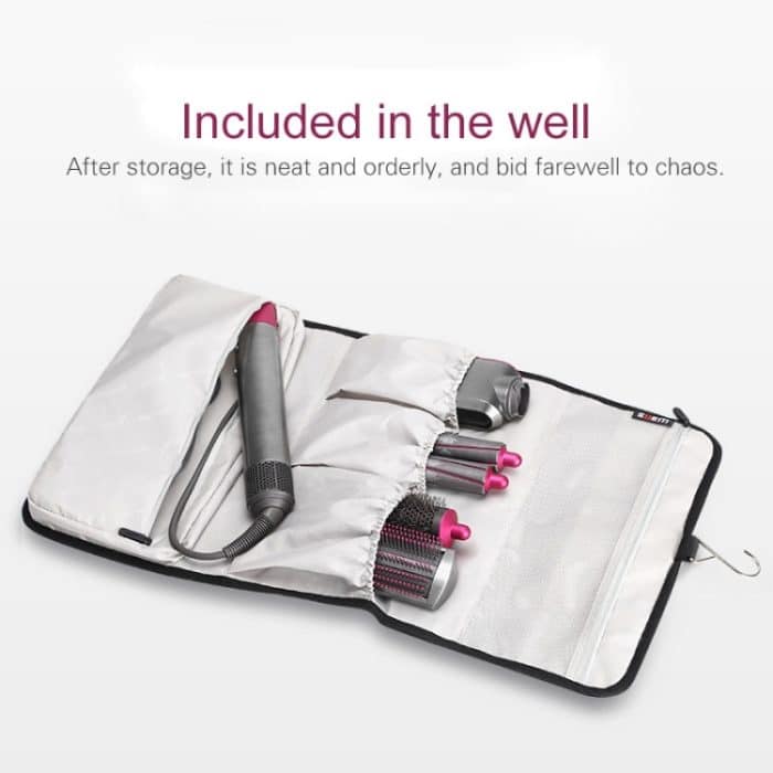 BUBM JFQ-T Tragbare hängende Nylon-Aufbewahrungstasche für Dyson Lockenwickler – Bild 6