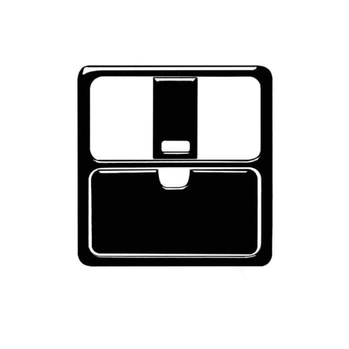 CAR0001.jpg Für Nissan 350z 2003-2009 3pcs Auto-Leselicht-dekorativer Aufkleber, Links- und Rechtsantrieb Universal – Bild 1