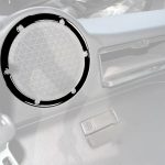 Für Nissan 350Z 2003-2009 2 Stück Auto Hardtop Hecklautsprecher Horn Dekorativer Aufkleber, Links- und Rechtsantrieb Universal – Bild 4