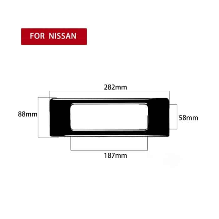 Für Nissan 350Z 2003–2009 Auto-DVD-Player, dekorativer Aufkleber, Links- und Rechtsantrieb, universell – Bild 2