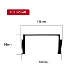 Für Nissan 350Z 2003–2009 Auto-Navigationsbox, dekorative Aufkleber, Links- und Rechtsantrieb, universell – Bild 2