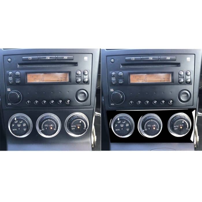 Für Nissan 350Z 2003-2009 Autoklimaanlage Einstellung Dekorative Aufkleber, Links- und Rechtsantrieb Universal – Bild 6