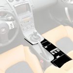 Für Nissan 350Z 2003–2005, 4 Stück, Auto-Zentralsystemsteuerung, Typ A, dekorative Aufkleber, Links- und Rechtsantrieb, universell – Bild 4