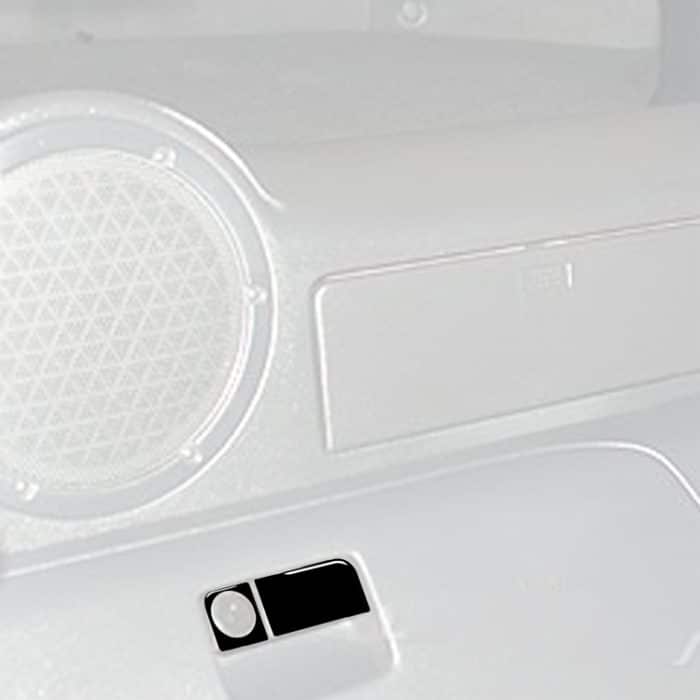 Für Nissan 350Z 2003–2009 Auto hintere Aufbewahrungsbox Schloss dekorative Aufkleber, Links- und Rechtsantrieb universell – Bild 4