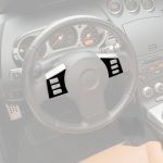 Für Nissan 350Z 2003–2009, 2 Stück, Auto-Lenkradknopfrahmen, Typ A, dekorative Aufkleber, Links- und Rechtsantrieb, universell – Bild 4