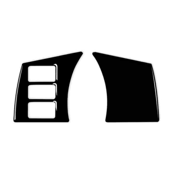 Für Nissan 350Z 2003–2009, 2 Stück, Auto-Lenkrad, Knopfrahmen, Typ C, dekorative Aufkleber, Links- und Rechtsantrieb, universell – Bild 1