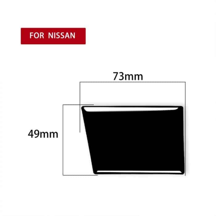 Für Nissan 350Z 2003-2009 Auto Co-Pilot Ablagefach Schloss Dekorative Aufkleber, Rechtsantrieb – Bild 2