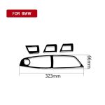 Für BMW 5er F10 2011-2018 Autohebeplatte Dekorativer Aufkleber, Linksantrieb – Bild 2