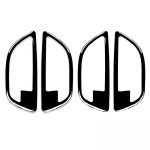 Für BMW 5er F10 2011-2017 4 Stück Autotürgriff Rahmen dekorativer Aufkleber, Links- und Rechtsantrieb Universal