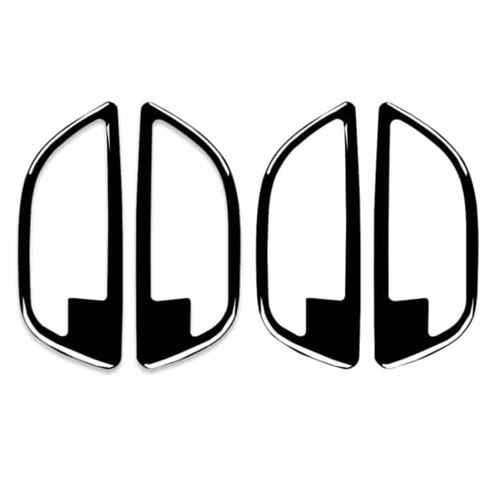 CAR0055.jpg Für BMW 5er F10 2011-2017 4 Stück Autotürgriff Rahmen dekorativer Aufkleber, Links- und Rechtsantrieb Universal – Bild 1