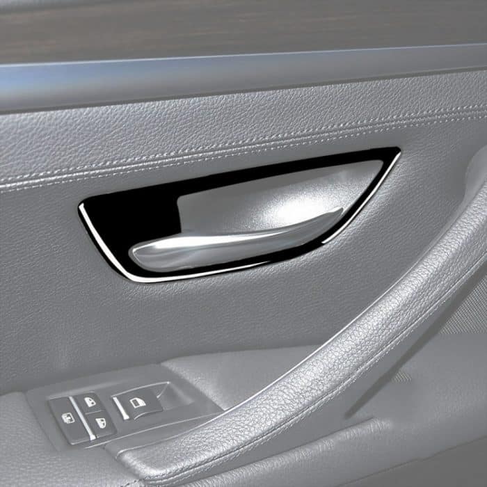 Für BMW 5er F10 2011-2017 4 Stück Autotürgriff Rahmen dekorativer Aufkleber, Links- und Rechtsantrieb Universal – Bild 4