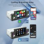 M160W 5-Zoll-Auto-MP5-Player, kabellos, unterstützt Telefon-Spiegelverbindung/Lenkradsteuerung – Bild 10