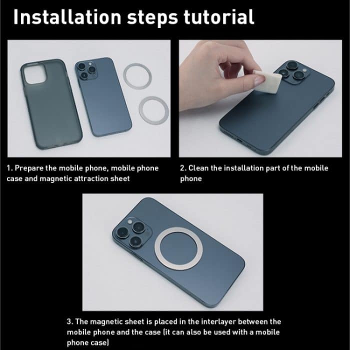 Yesido C158 2-in-1-Magnetring für Auto-Armaturenbrett-Lüftungsschlitz-Telefonhalter, C158 – Bild 11