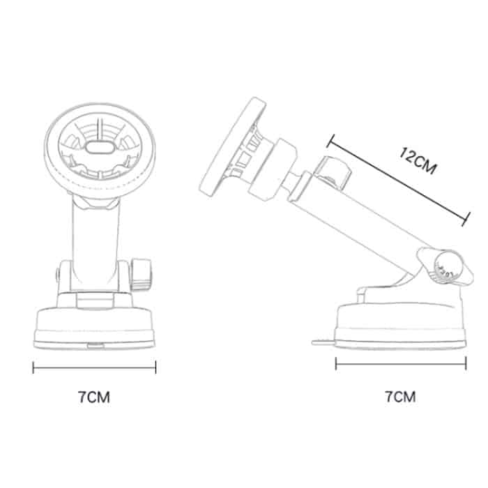 Yesido C158 2-in-1-Magnetring für Auto-Armaturenbrett-Lüftungsschlitz-Telefonhalter, C158 – Bild 12