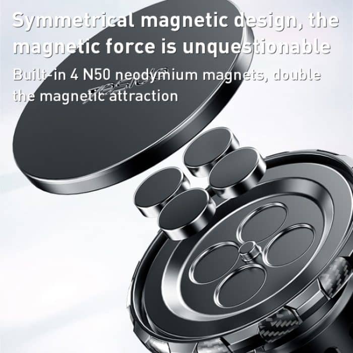 Yesido C160 Magnetischer Autotelefonhalter mit Saugnapf-Teleskopstange, C160 – Bild 3