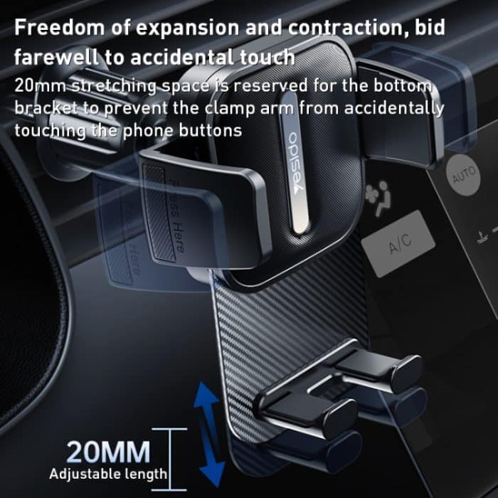 Yesido C167 Drehbarer Auto-Luftauslass-Telefonhalter, C167 – Bild 5