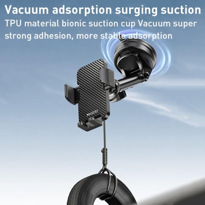 Yesido C173 Autotelefonhalter mit Saugnapf-Teleskopstange, C173 – Bild 4