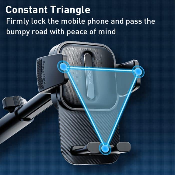 Yesido C174 Teleskop-Autotelefonhalter mit Saugnapf, C174 – Bild 5