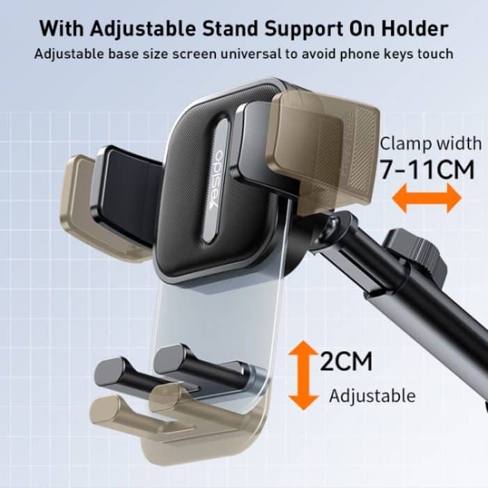 Yesido C261 Teleskop-Autotelefonhalter mit Saugnapf – Bild 9