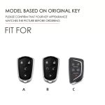 Für Cadillac / CT5 / CT6 / XT6 4-Tasten C086 Autoschlüssel Leder Schutzhülle, C086 – Bild 2