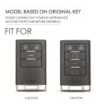 Für Cadillac 5-Tasten C091 Autoschlüssel Leder Schutzhülle, C091 – Bild 2