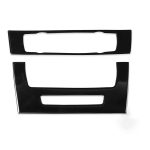 Für BMW 3er E90/E92 2005–2012 Autoklimaanlage CD-Bedienfeld hoch mit Löchern, dekorativer Aufkleber, Links- und Rechtsantrieb, universell