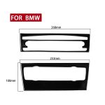 Für BMW 3er E90/E92 2005–2012, 2 Stück Autoklimaanlage, CD-Bedienfeld, ohne Navigation, ohne Löcher, dekorativer Aufkleber, Links- und Rechtsantrieb, universell – Bild 2