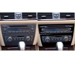 Für BMW 3er E90/E92 2005–2012, 2 Stück Autoklimaanlage, CD-Bedienfeld, ohne Navigation, ohne Löcher, dekorativer Aufkleber, Links- und Rechtsantrieb, universell – Bild 6