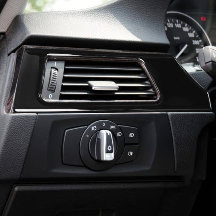 Für BMW 3er E90/E92/E93 2005-2012 Auto Hauptfahrer Luftauslass Dekorativer Aufkleber, linker Antrieb – Bild 4