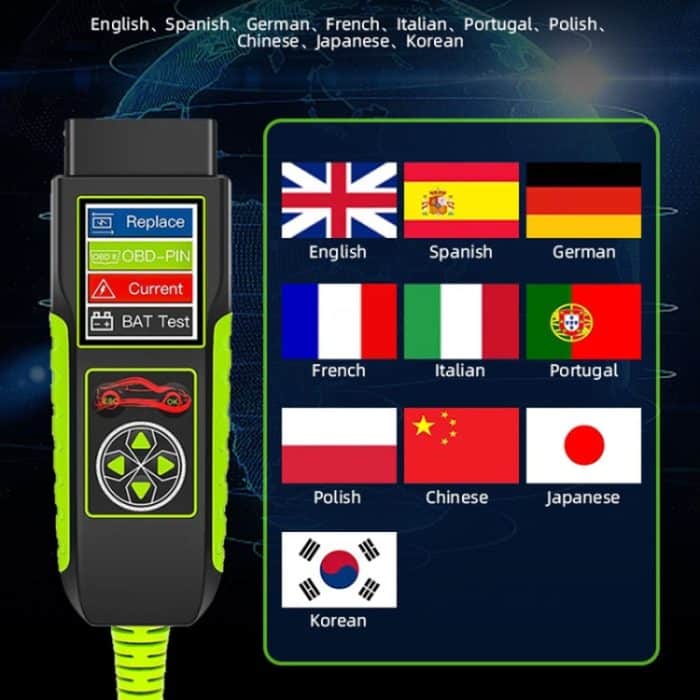 TopDiag BT400 4-in-1-Diagnosegerät für Autobatterien, intelligentes Analysegerät – Bild 11