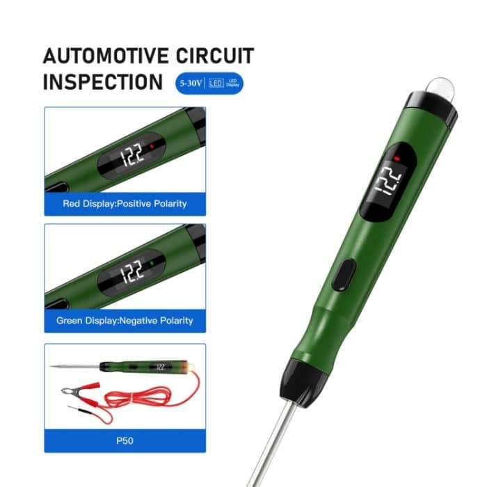 TopDiag P50 Auto-Digitalanzeige, positives Lastspannungsmessgerät mit Licht – Bild 3