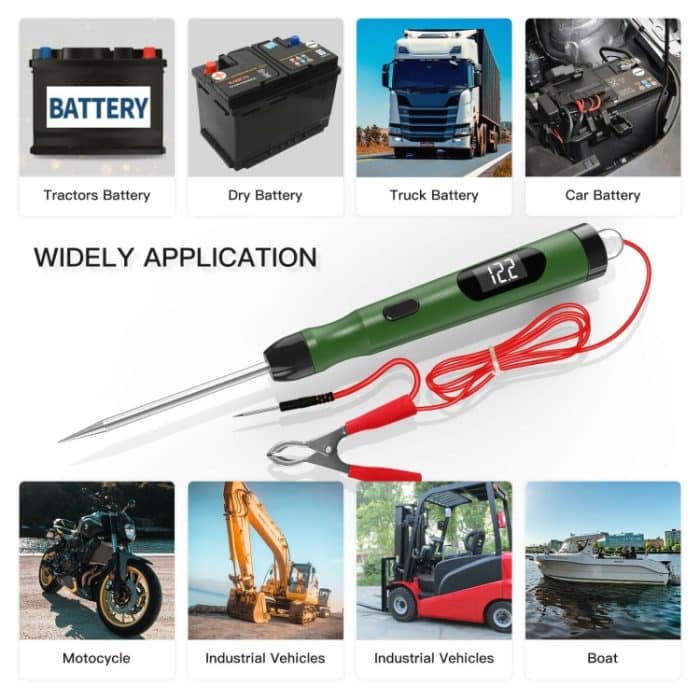 TopDiag P50 Auto-Digitalanzeige, positives Lastspannungsmessgerät mit Licht – Bild 10