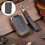 Für Lexus 3-Tasten-Hallmo-Auto, Rindsleder, Schlüsselschutzhülle, Schlüsseletui, C128