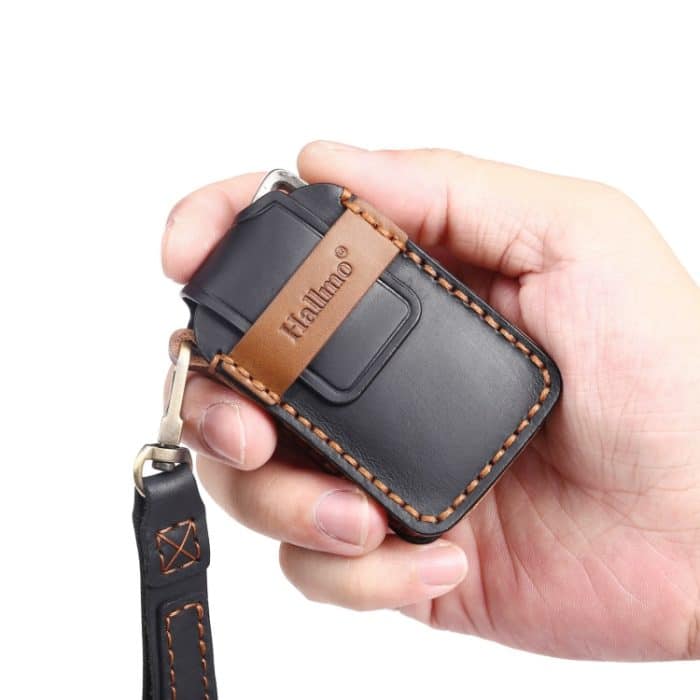 Für Lexus 3-Tasten-Hallmo-Auto, Rindsleder, Schlüsselschutzhülle, Schlüsseletui, C128 – Bild 3