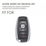 Für Lincoln Hallmo Auto Rindsleder Schlüssel Schutzhülle Schlüsseletui, C224 – Bild 3