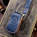 Für Chevrolet 5-Tasten Hallmo Auto Rindsleder Schlüssel Schutzhülle Schlüsseletui, C114 – Bild 2