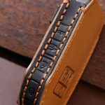 Für KIA Carnival EX / SX Hallmo Auto Rindsleder Schlüssel Schutzhülle Schlüsseletui, C138 – Bild 5