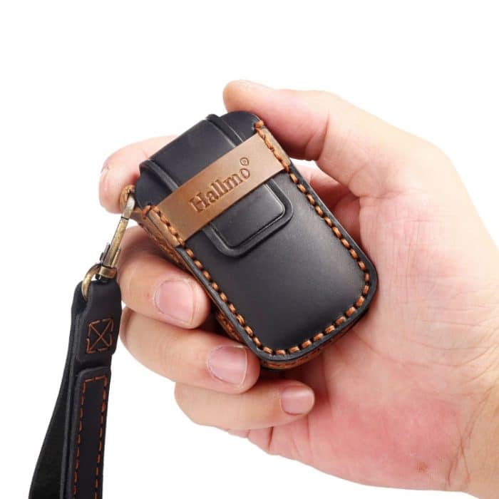 Für Kia K4 Hallmo Auto Rindsleder Schlüssel Schutzhülle Schlüsseletui, C179 – Bild 3