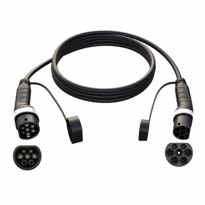 CAR21851.jpg Feyree 250V 16A 1 Phase Home New Energy Elektrofahrzeug Typ 2 Ladeverlängerungskabel Adapterkabel – Bild 1