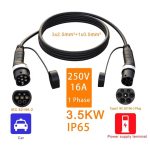 Feyree 250V 16A 1 Phase Home New Energy Elektrofahrzeug Typ 2 Ladeverlängerungskabel Adapterkabel – Bild 2