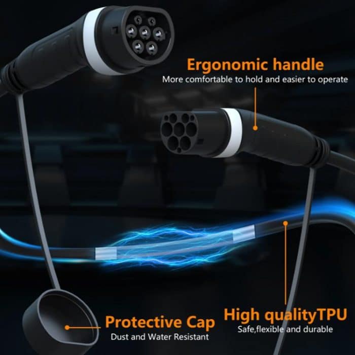 Feyree 250V 16A 1 Phase Home New Energy Elektrofahrzeug Typ 2 Ladeverlängerungskabel Adapterkabel – Bild 5