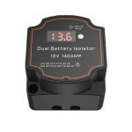 IP68 12V 140A Auto Yacht RV Smart Dual Battery Isolation Controller VSR Digitalanzeige Voltmeter