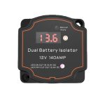 IP68 12V 140A Auto Yacht RV Smart Dual Battery Isolation Controller VSR Digitalanzeige Voltmeter – Bild 3