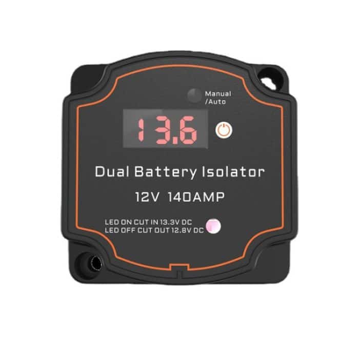 IP68 12V 140A Auto Yacht RV Smart Dual Battery Isolation Controller VSR Digitalanzeige Voltmeter – Bild 3